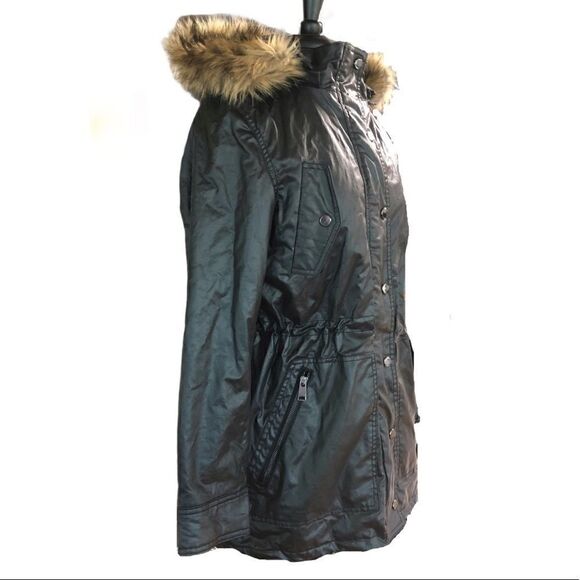victoria’s Secret Waxed Cotton Parka Size M - Picture 5 of 16